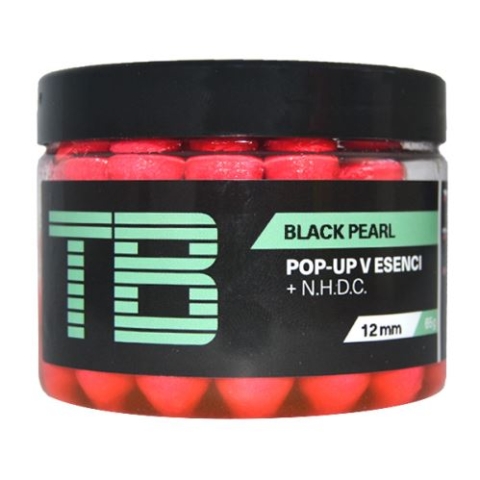 TB Baits Plávajúce Boilie Pop-Up Pink Black Pearl + NHDC 65 g 16mm